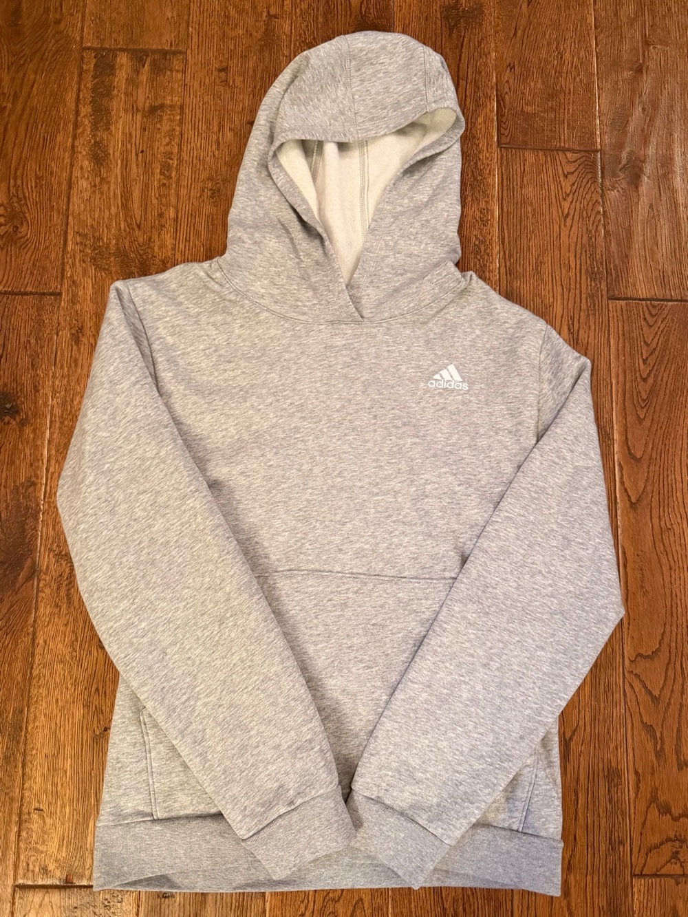 Adidas Gray Pullover Hoodie Sweatshirt